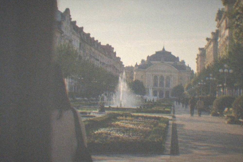 Piata Victoriei in Timisoara with the Opera building at the far end